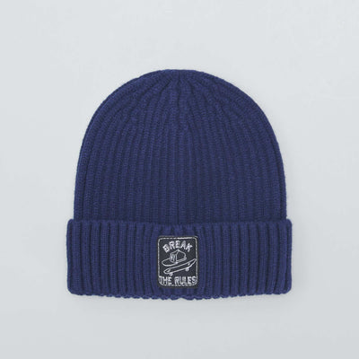 Bonnet en maille c tel e Bleu