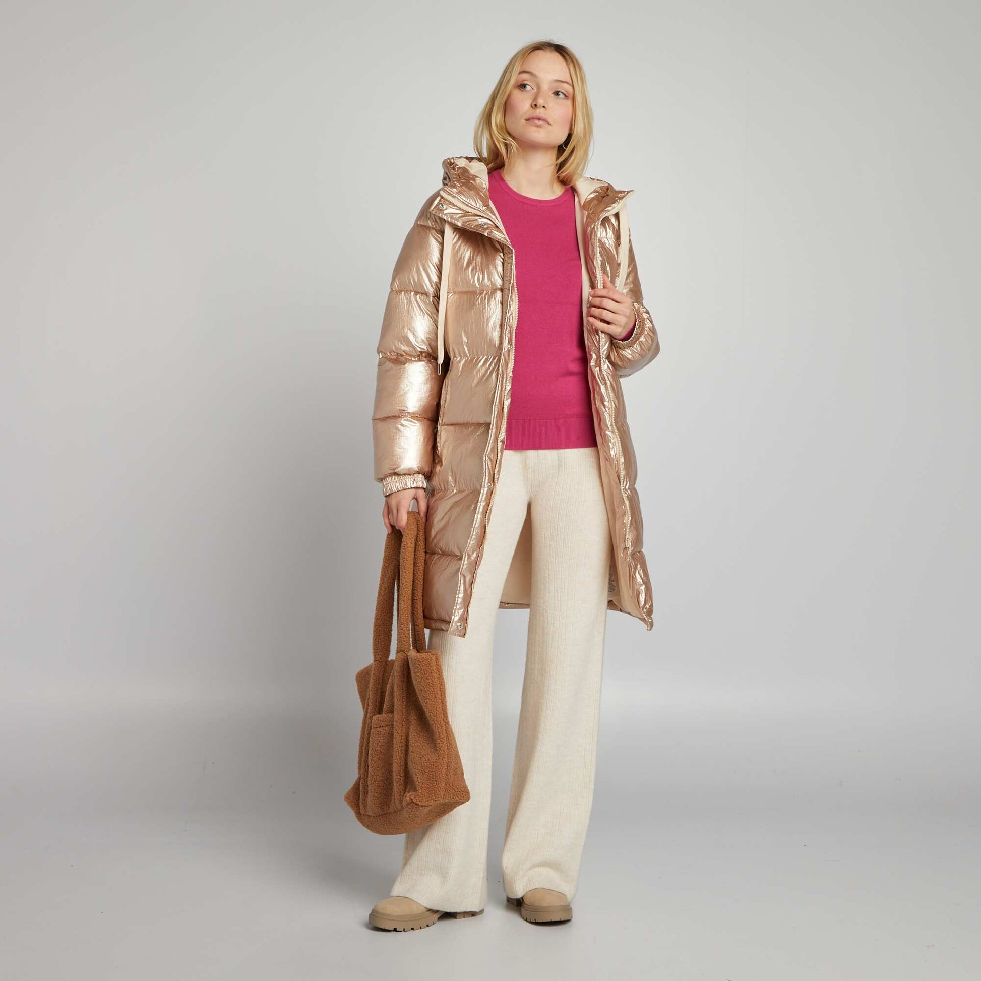 Pull en maille fine Rose