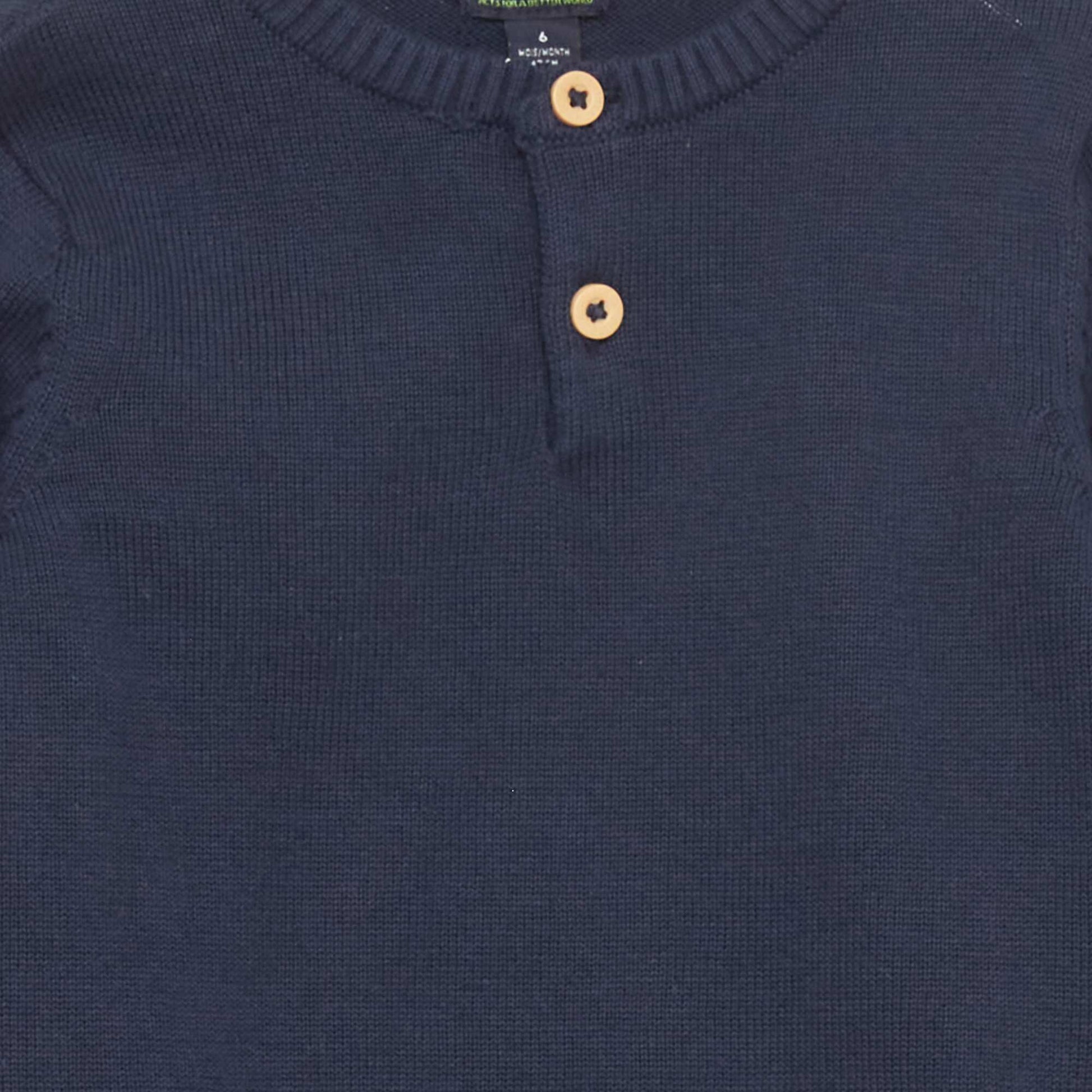 Pull en maille tricot Noir