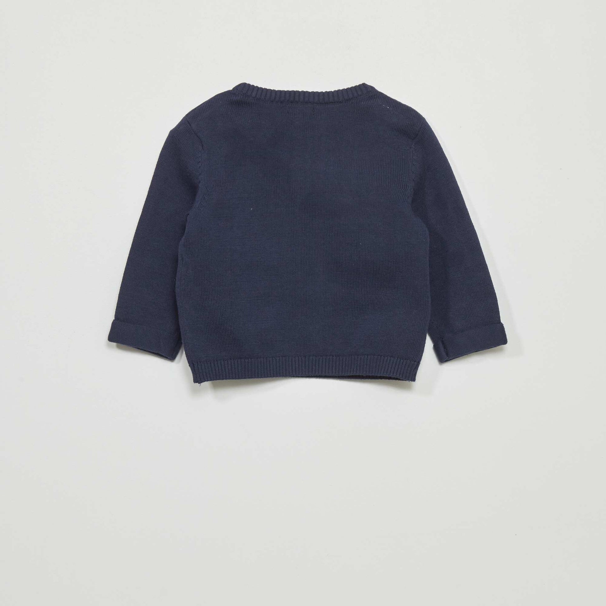 Pull en maille tricot Noir