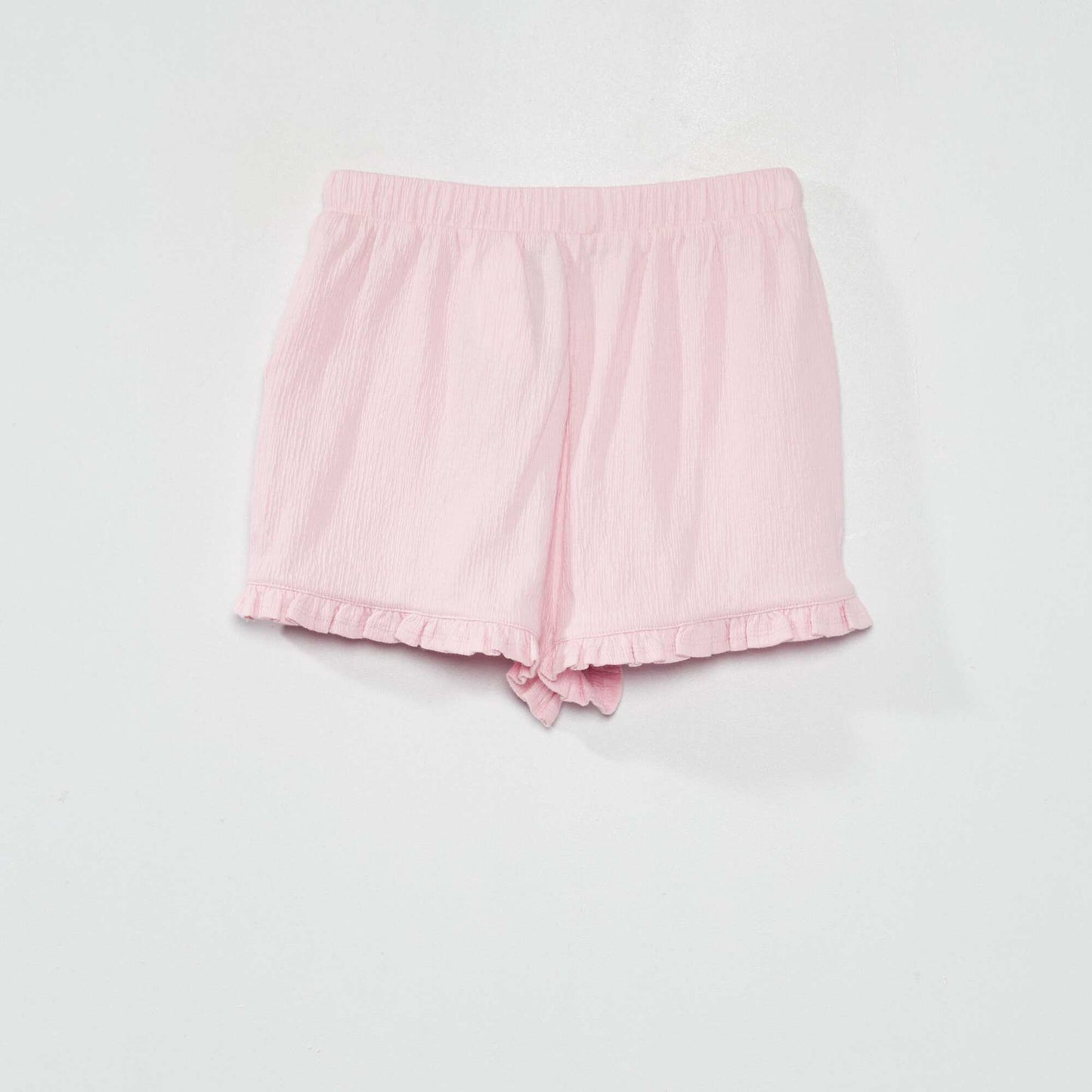 Short en maille cr p e Rose