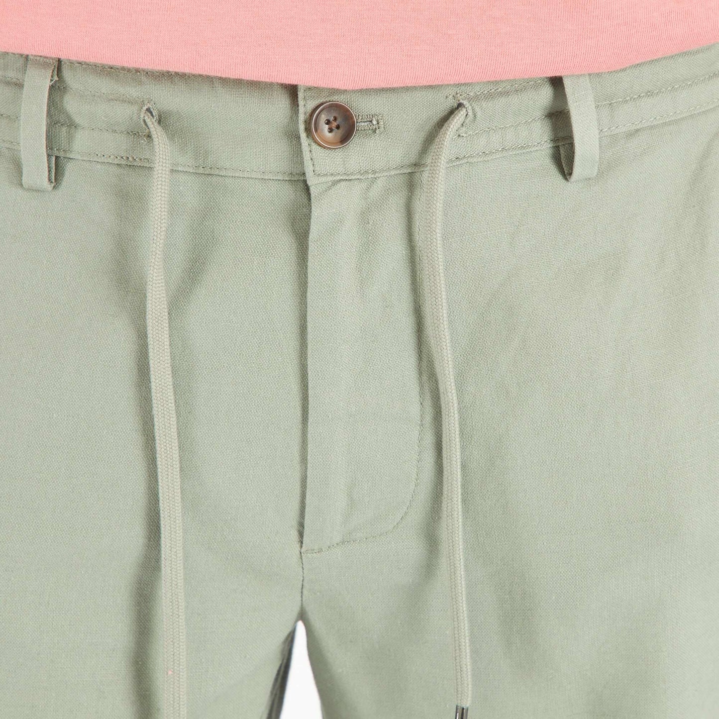 Pantalon chino slim Vert