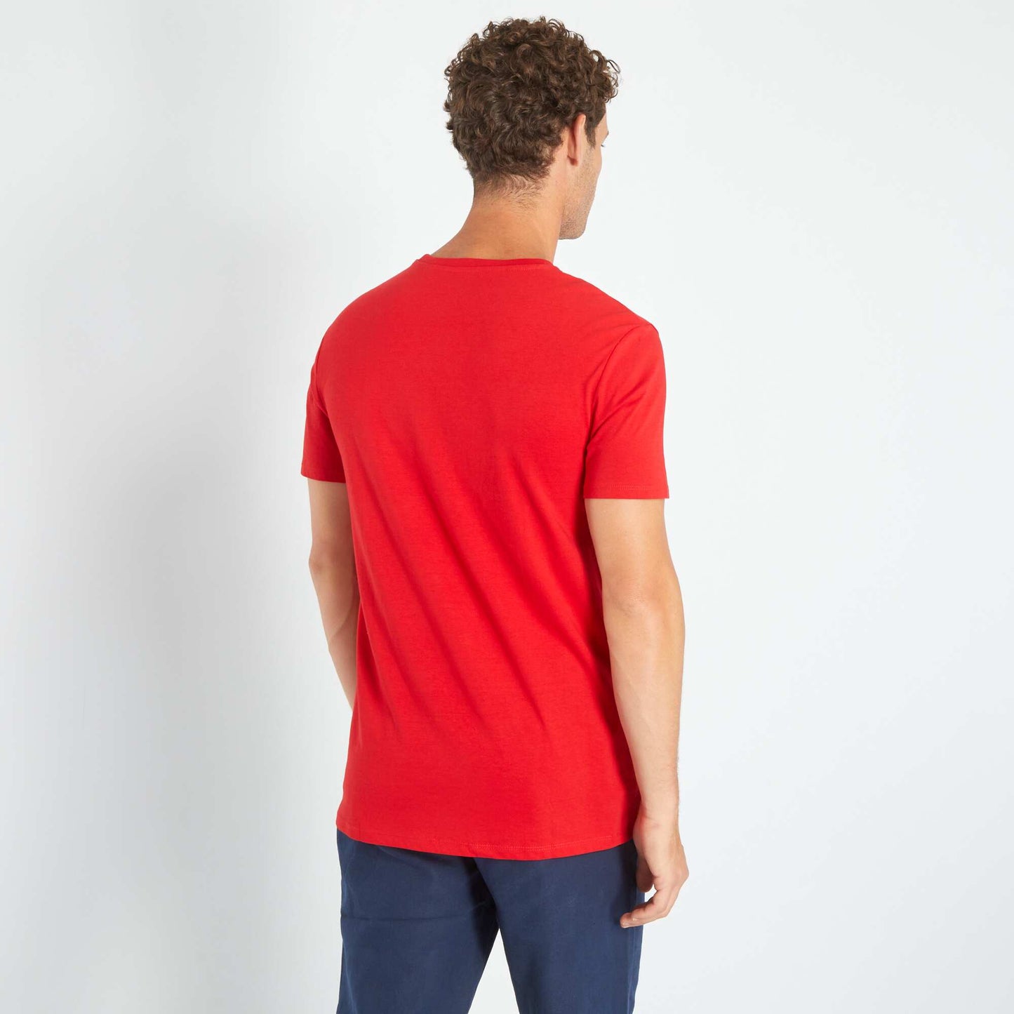 T-shirt en jersey avec print Rouge 'Costa Rica'
