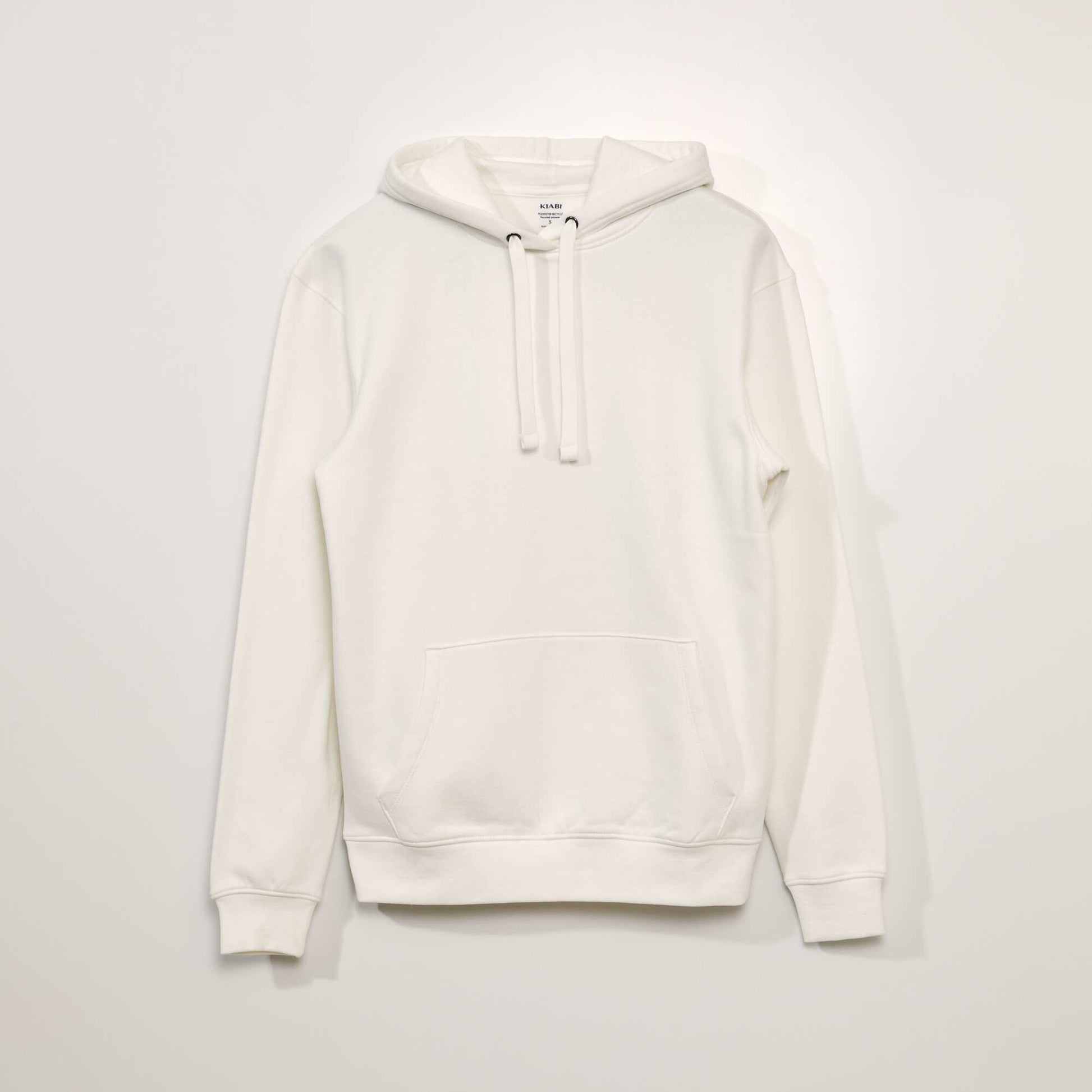 Sweat en molleton capuche blanc