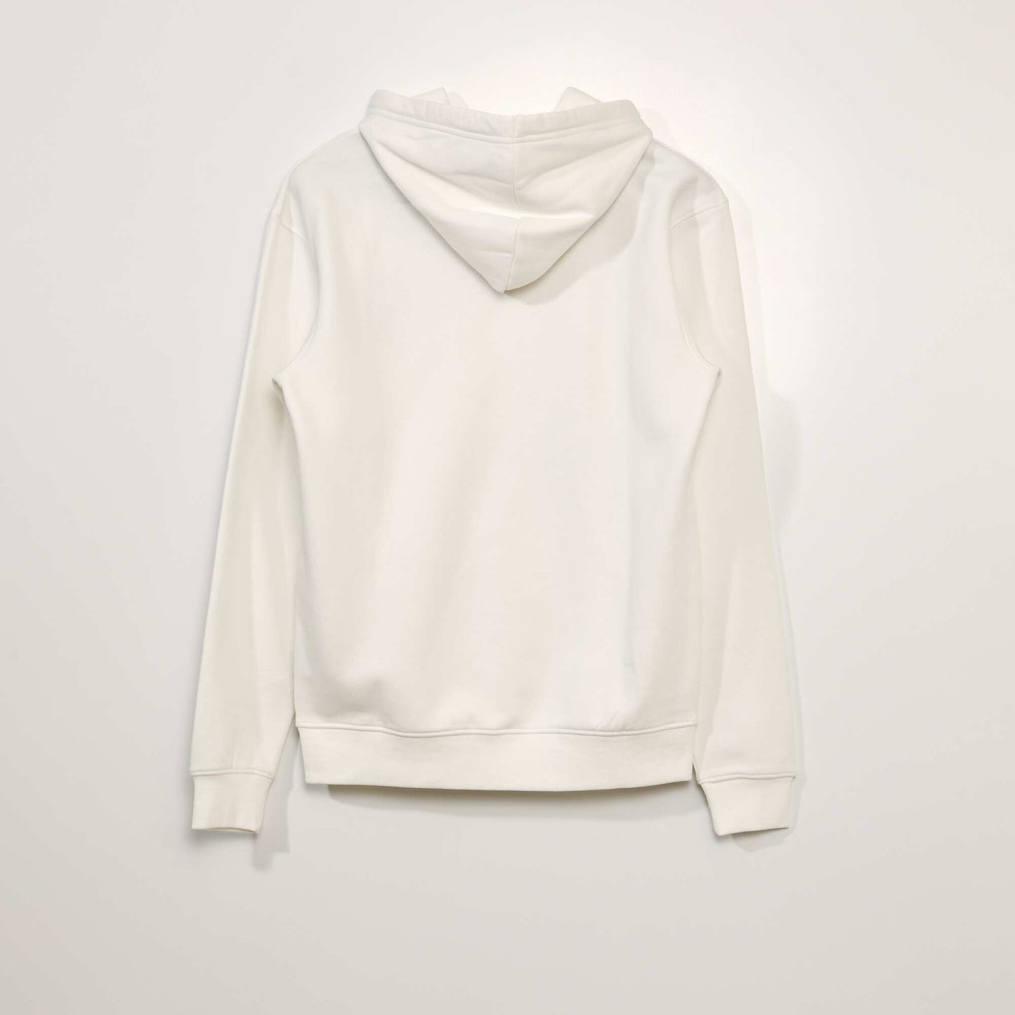 Sweat en molleton capuche blanc