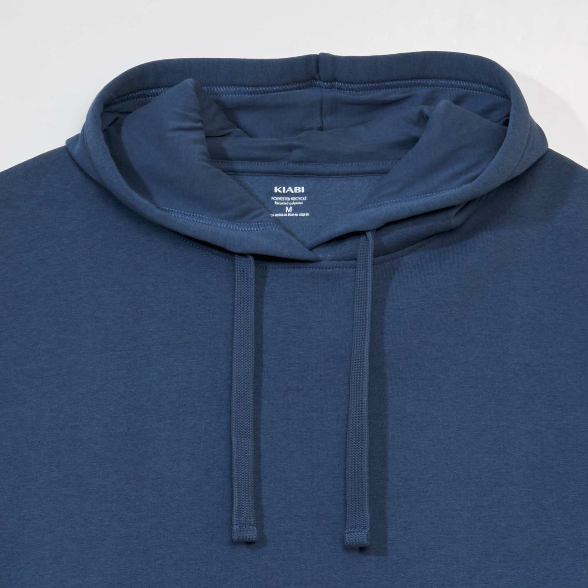 Sweat en molleton capuche Bleu