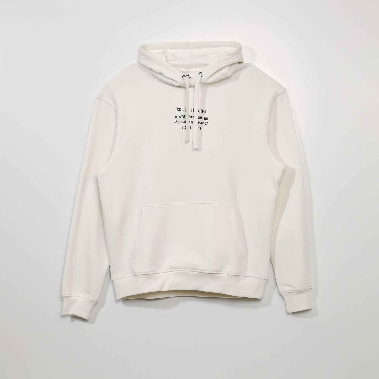 Sweat capuche Blanc