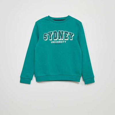 Sweat en molleton Vert