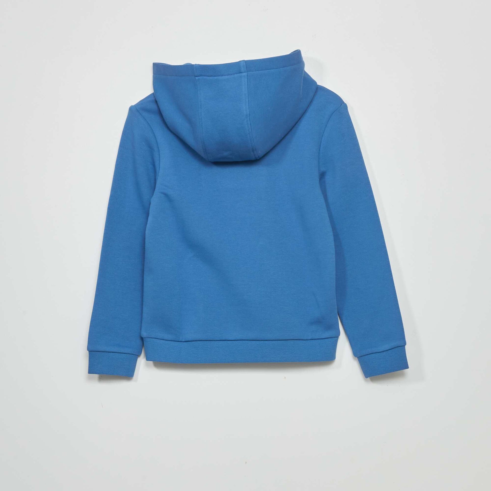 Sweat capuche en molleton Bleu
