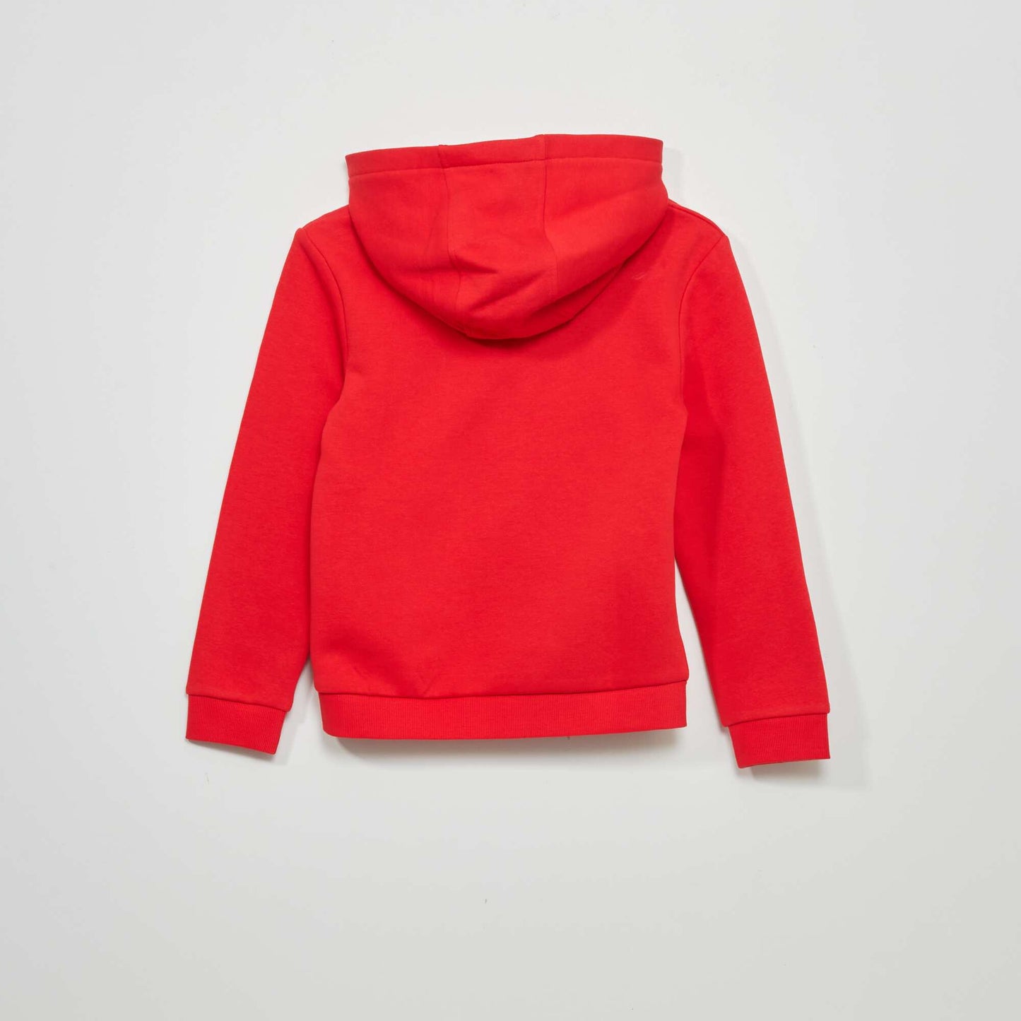 Sweat capuche en molleton Rouge