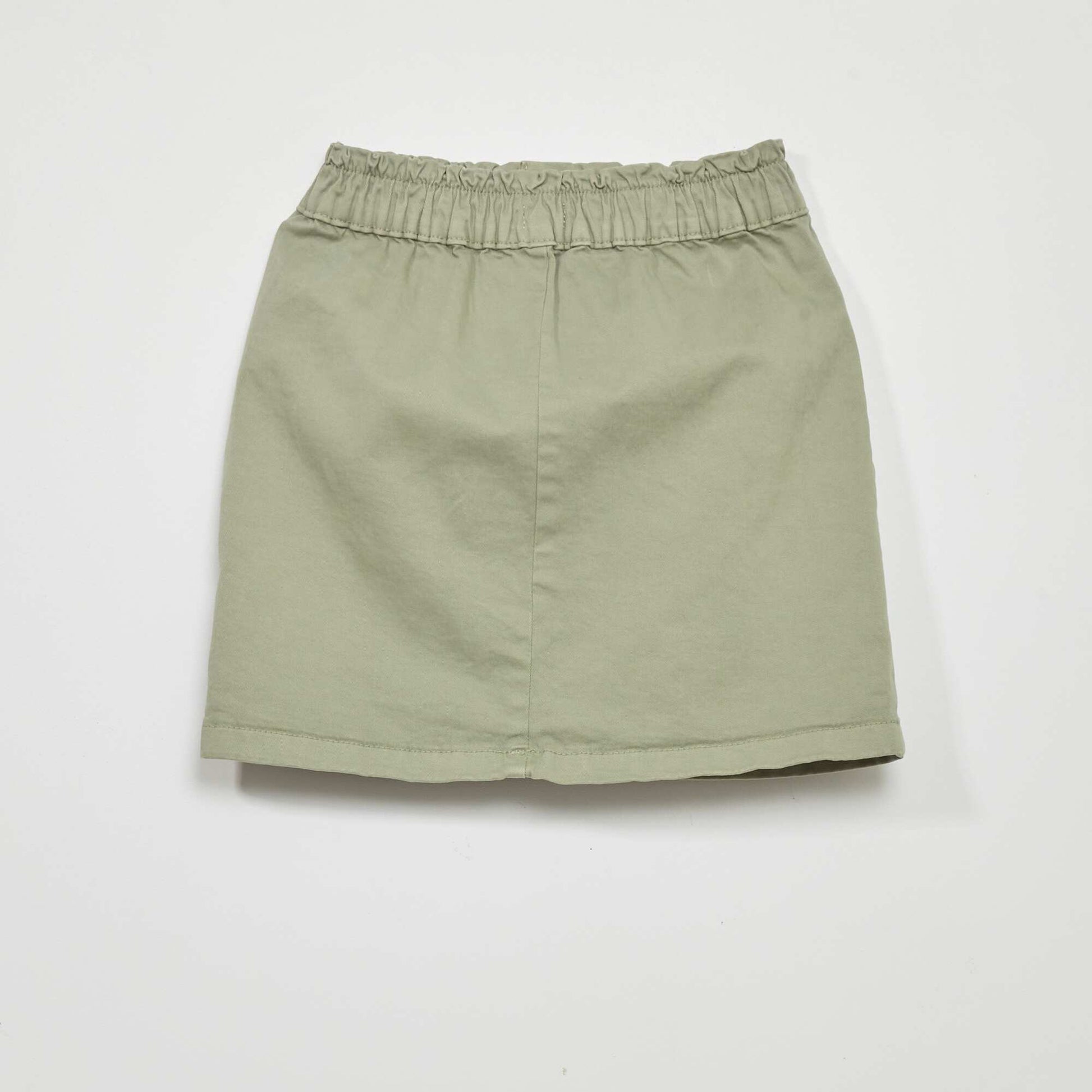 Jupe en jean paperbag Vert