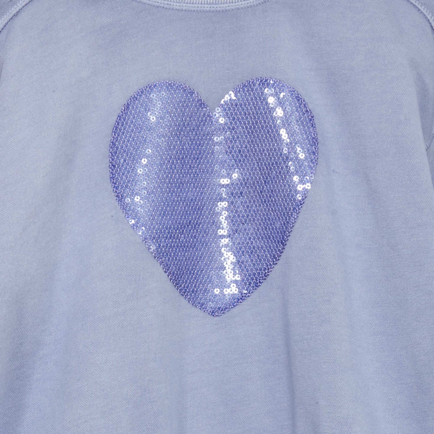 Sweat en molleton l ger avec imprim Bleu