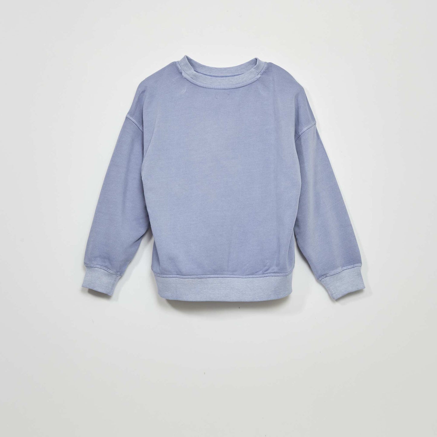 Sweat en molleton l ger avec imprim Bleu