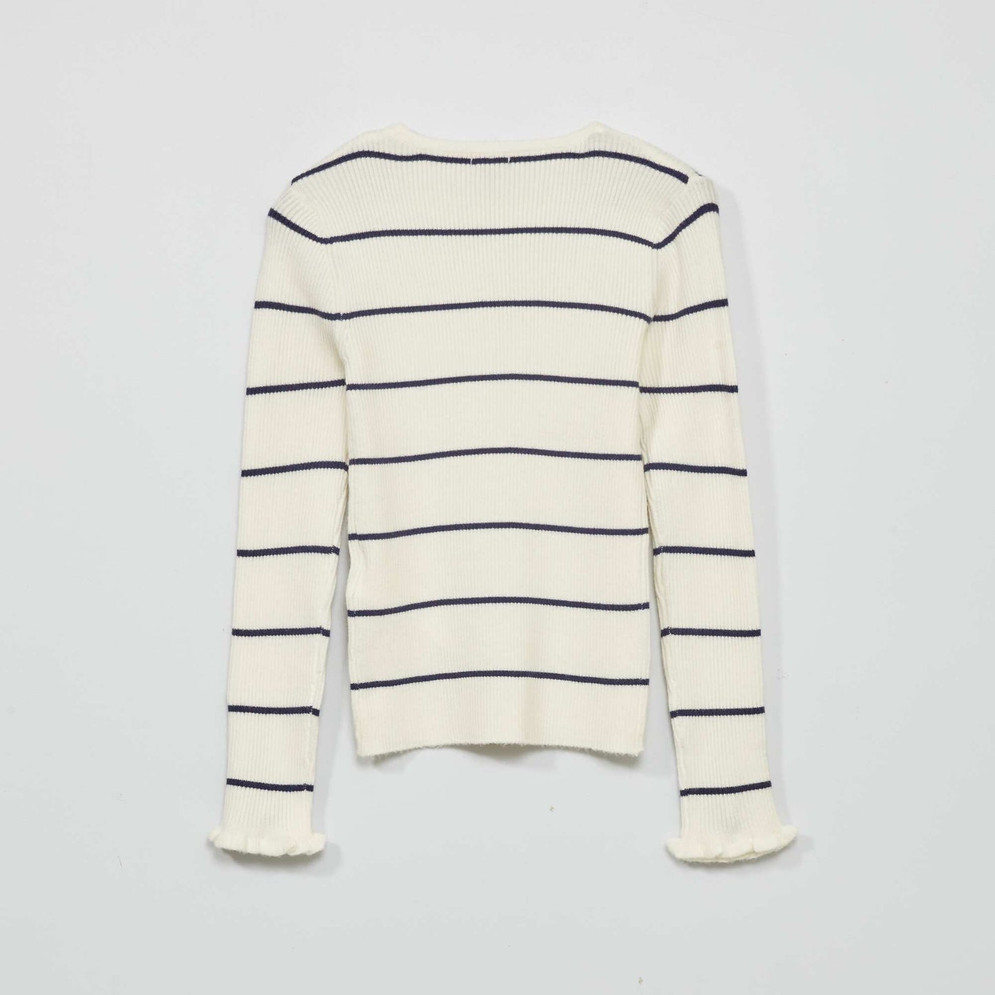 Pull en maille c tel e Beige/bleu