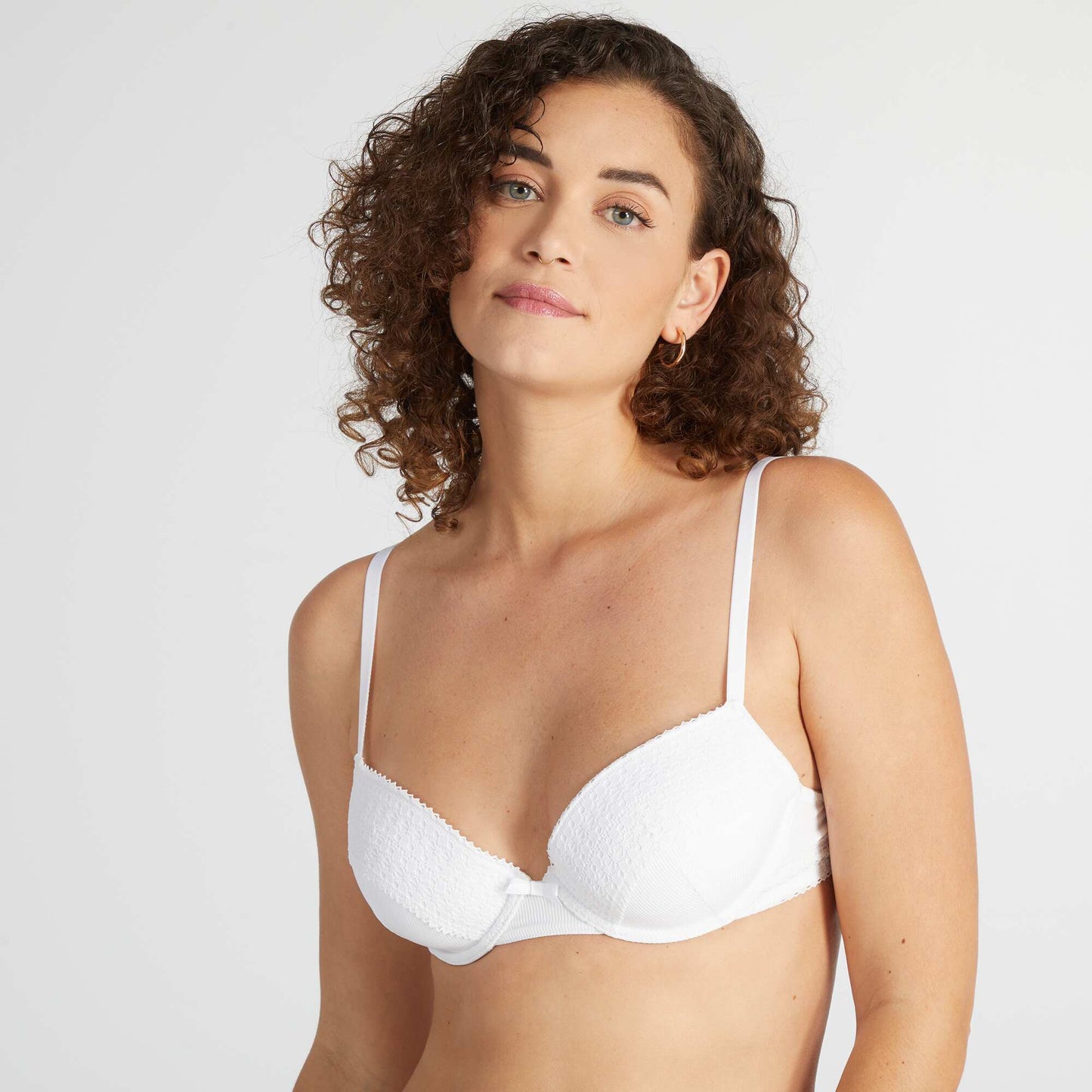 Soutien-gorge padd en dentelle blanc