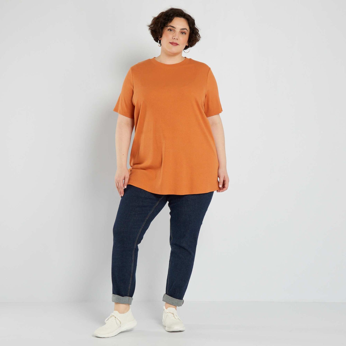 T-shirt c tel uni Orange