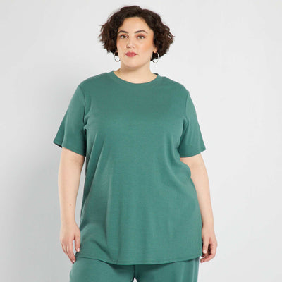 T-shirt c tel uni Vert