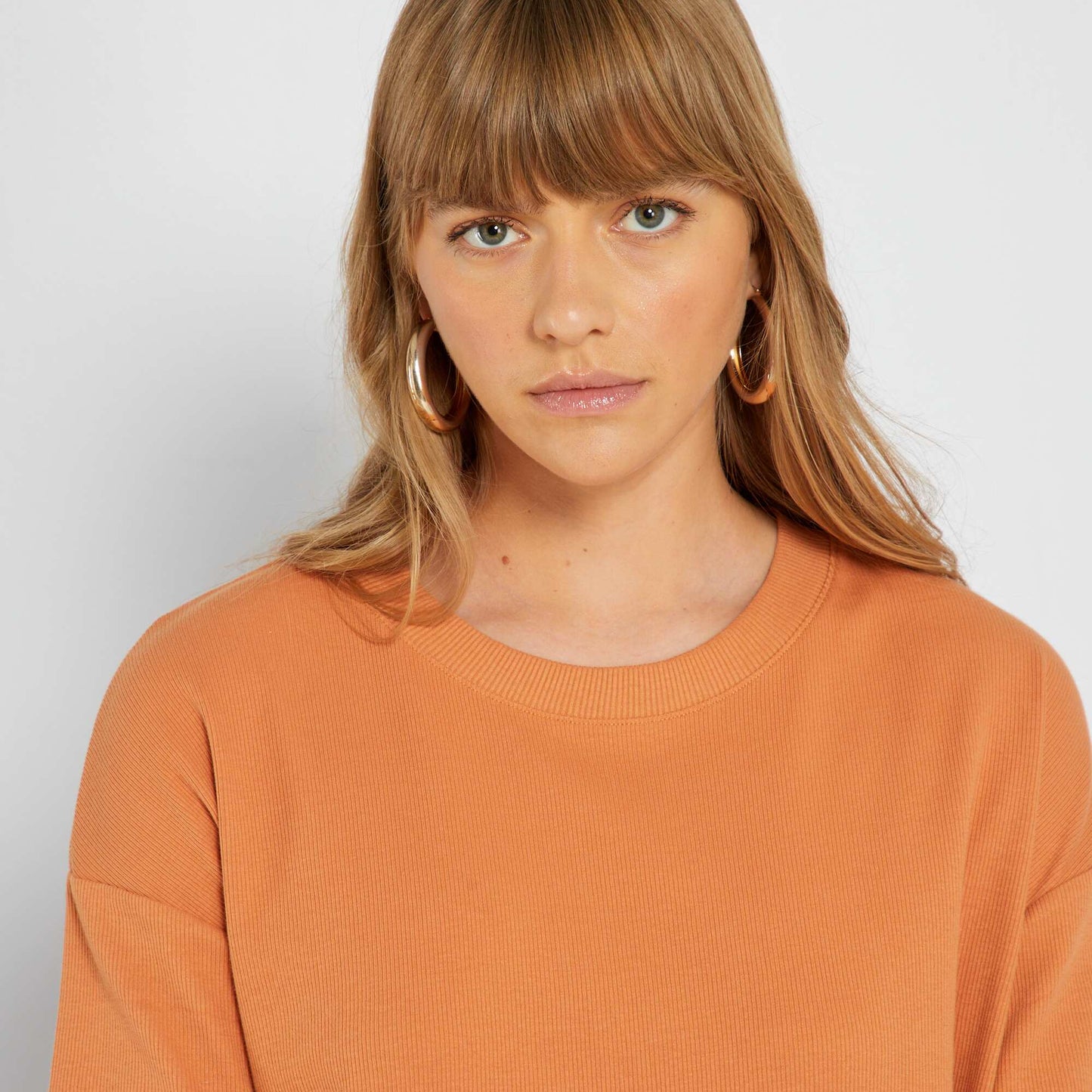 T-shirt long c tel Orange