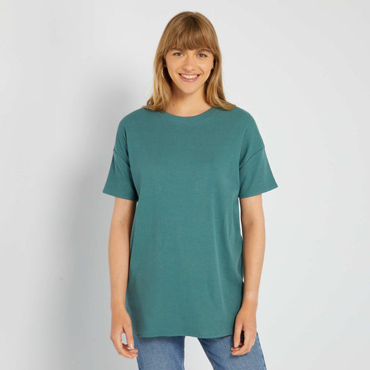 T-shirt long c tel Vert