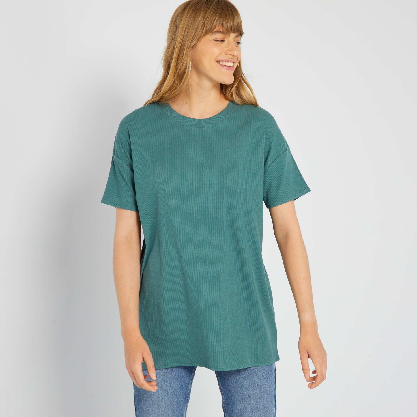 T-shirt long c tel Vert