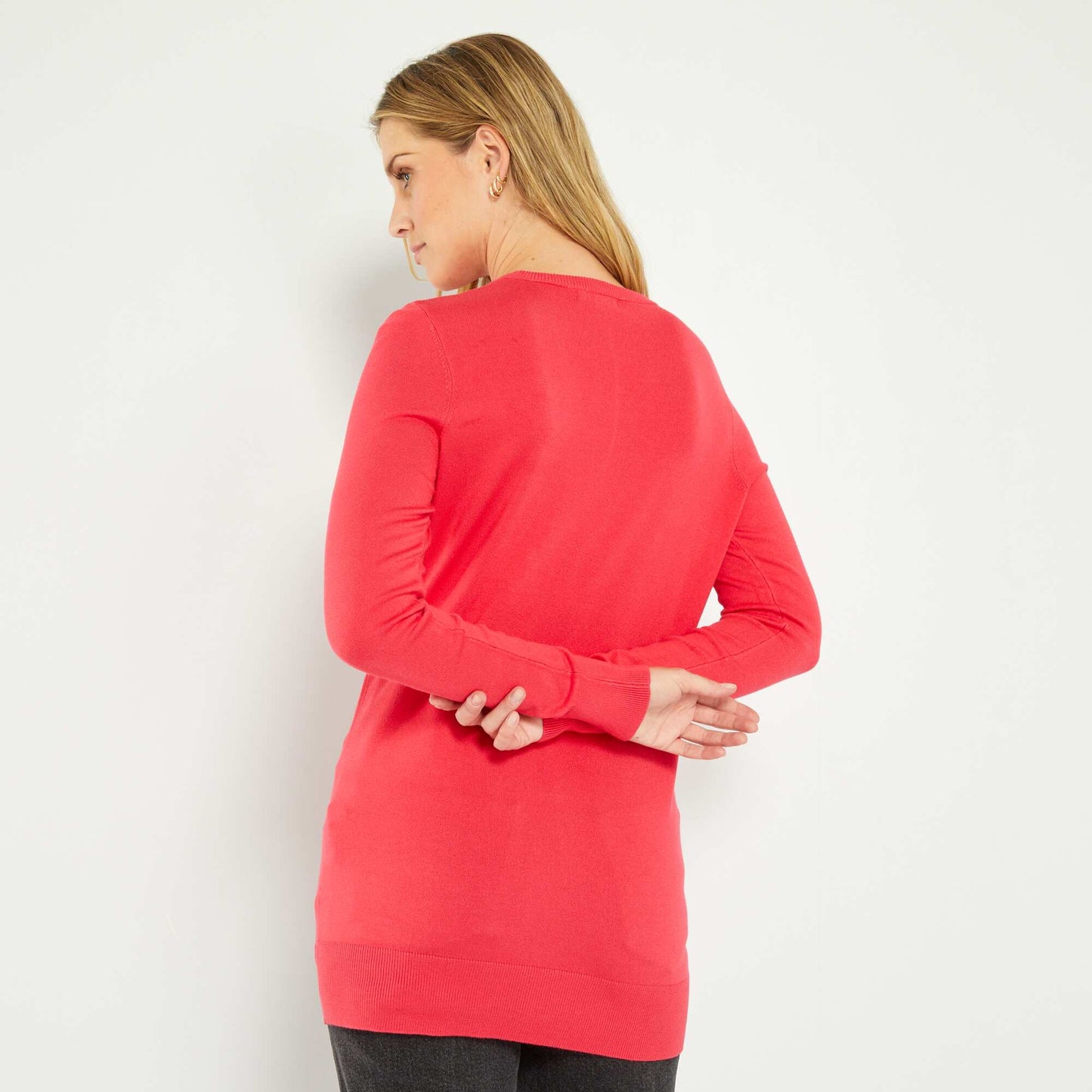 Pull fin en maille douce ROSE