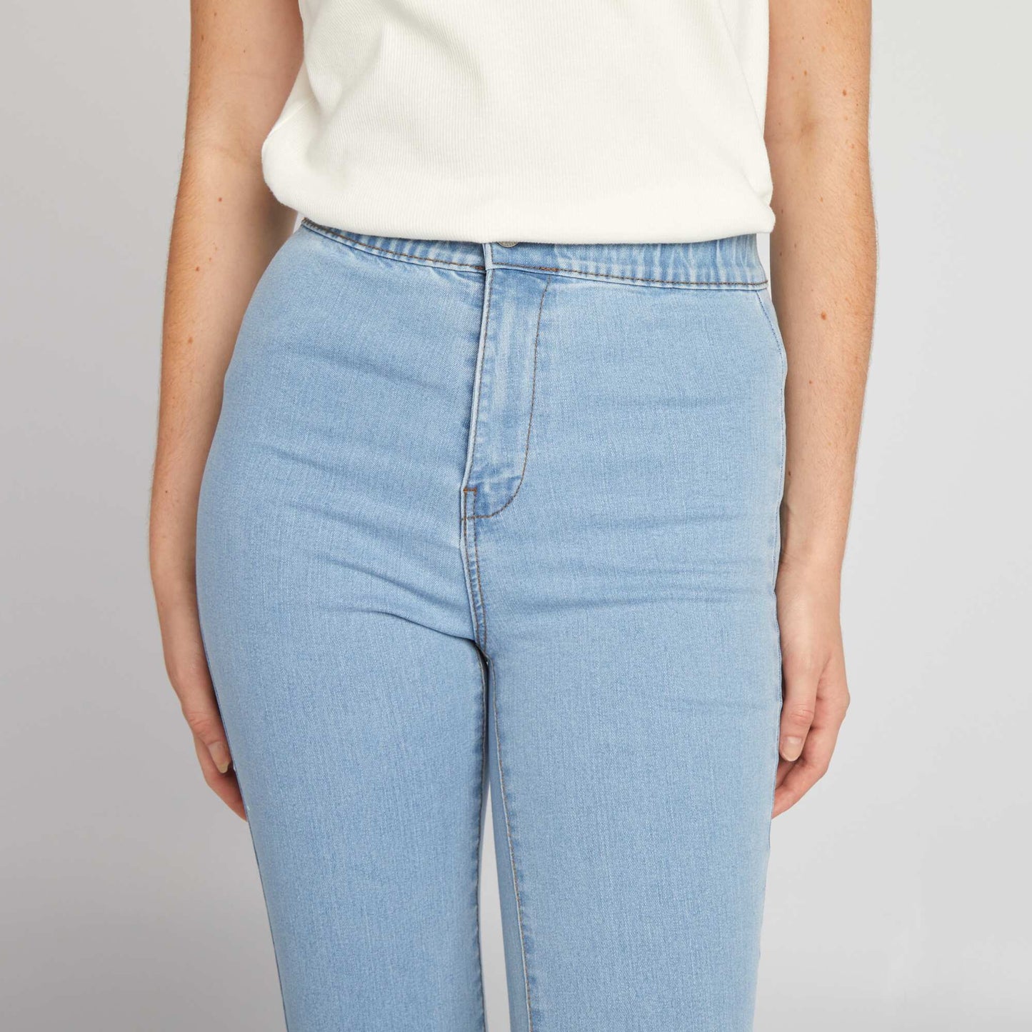 Jegging flare / bootcut stretch Bleu