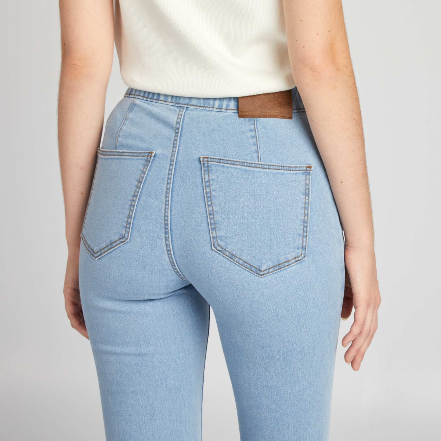 Jegging flare / bootcut stretch Bleu