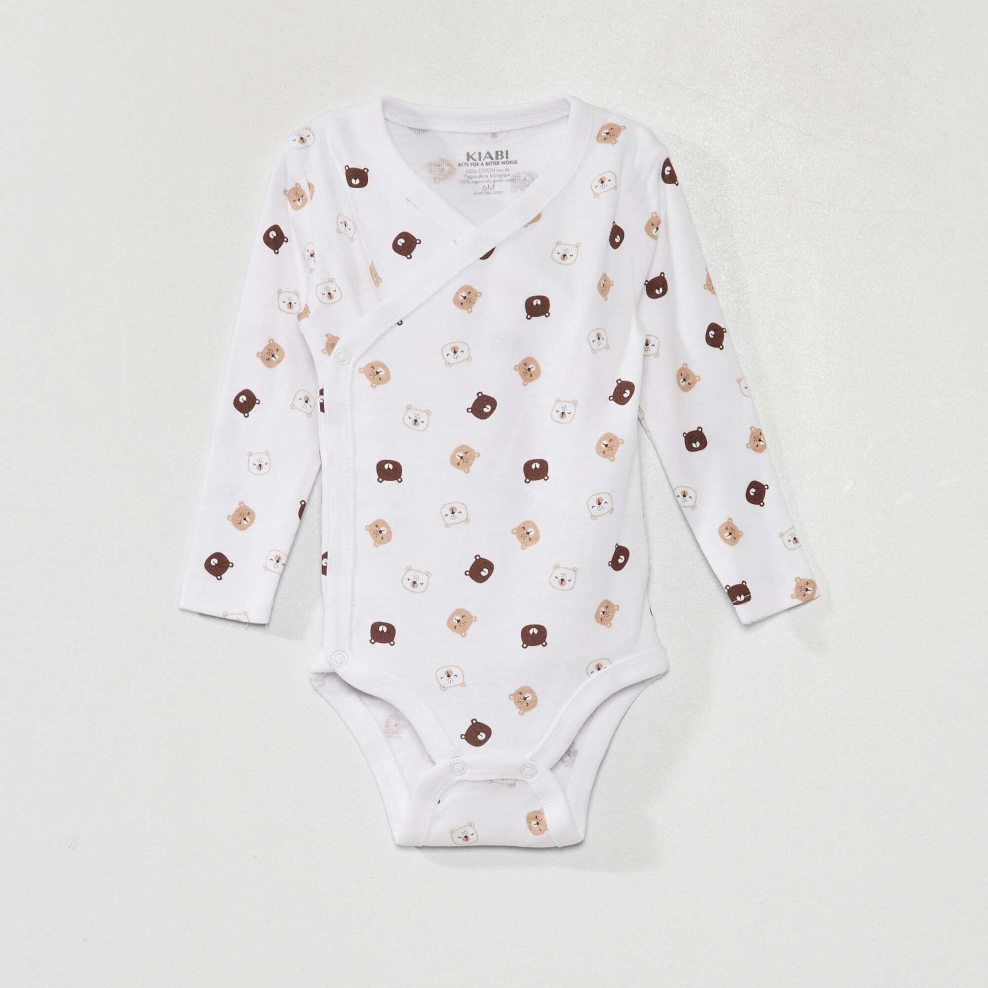 Lot de 3 bodies en jersey - 3 pi ces Marron