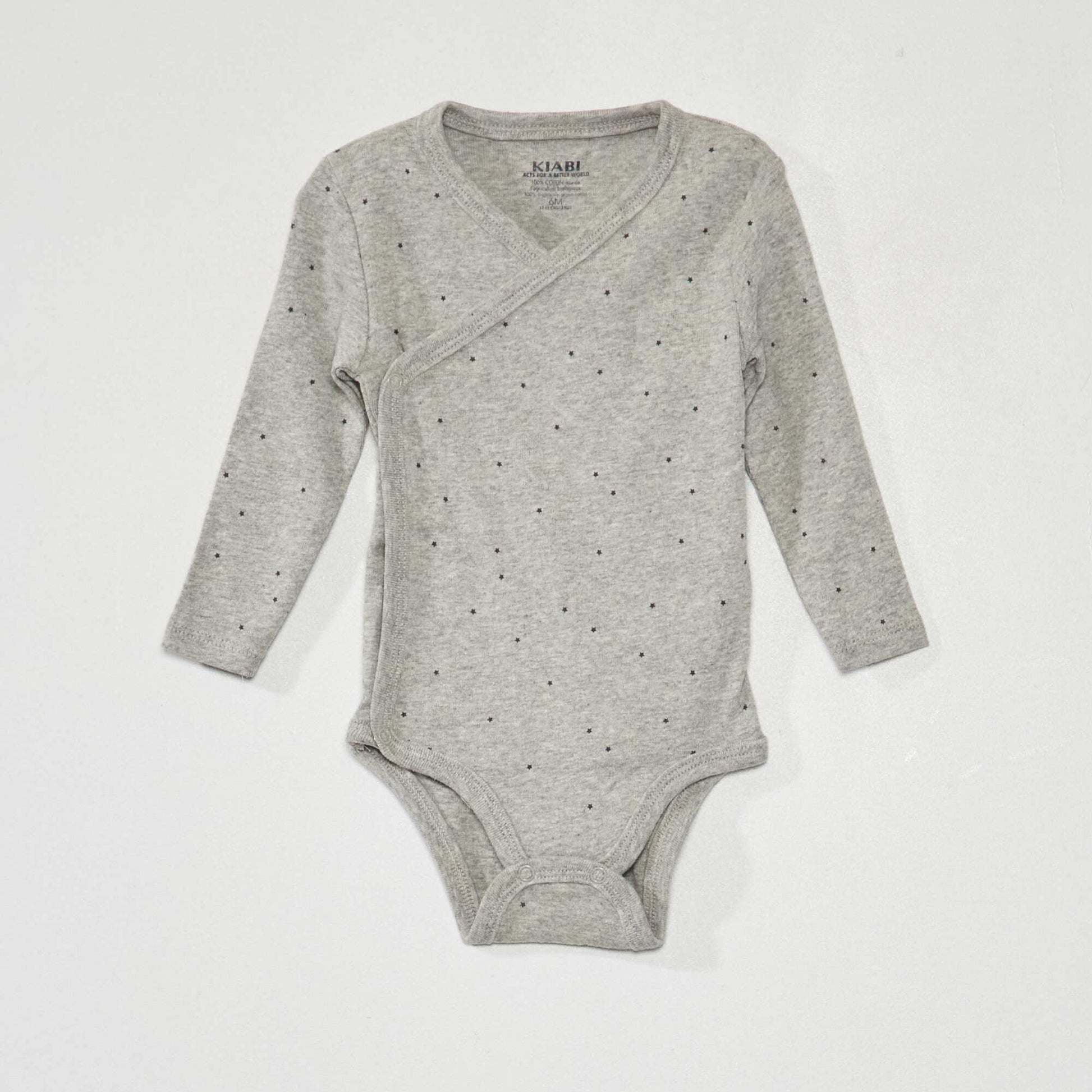 Lot de 3 bodies en maille c tel e - 3 pi ces Gris