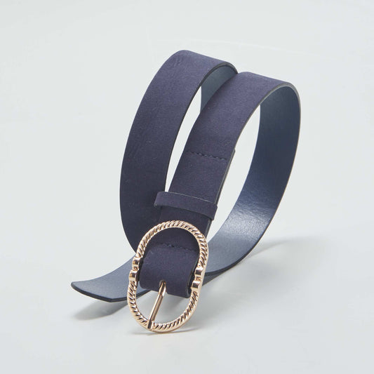 Ceinture en suedine Bleu