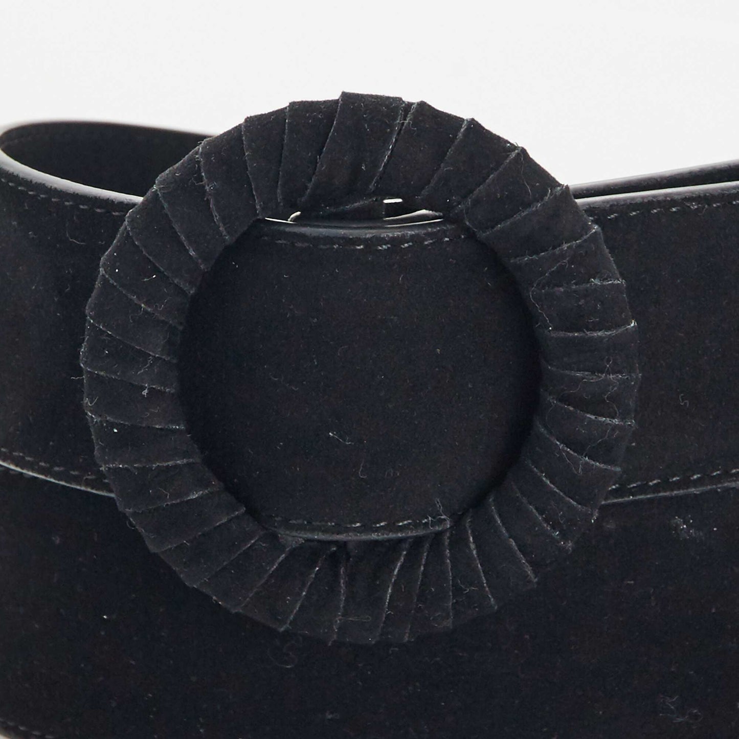 Ceinture en suedine Noir