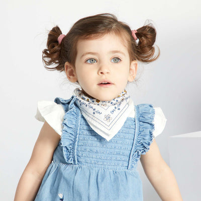 Foulard avec imprim Blanc