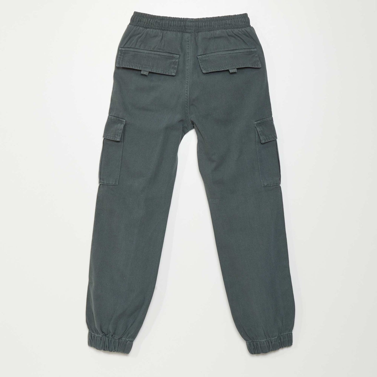 Pantalon taille lastiqu e avec poches Vert