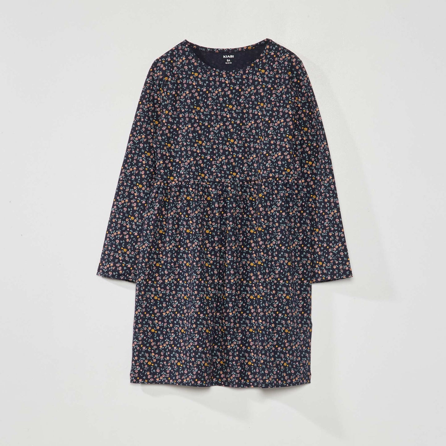 Robe en jersey avec imprim Bleu