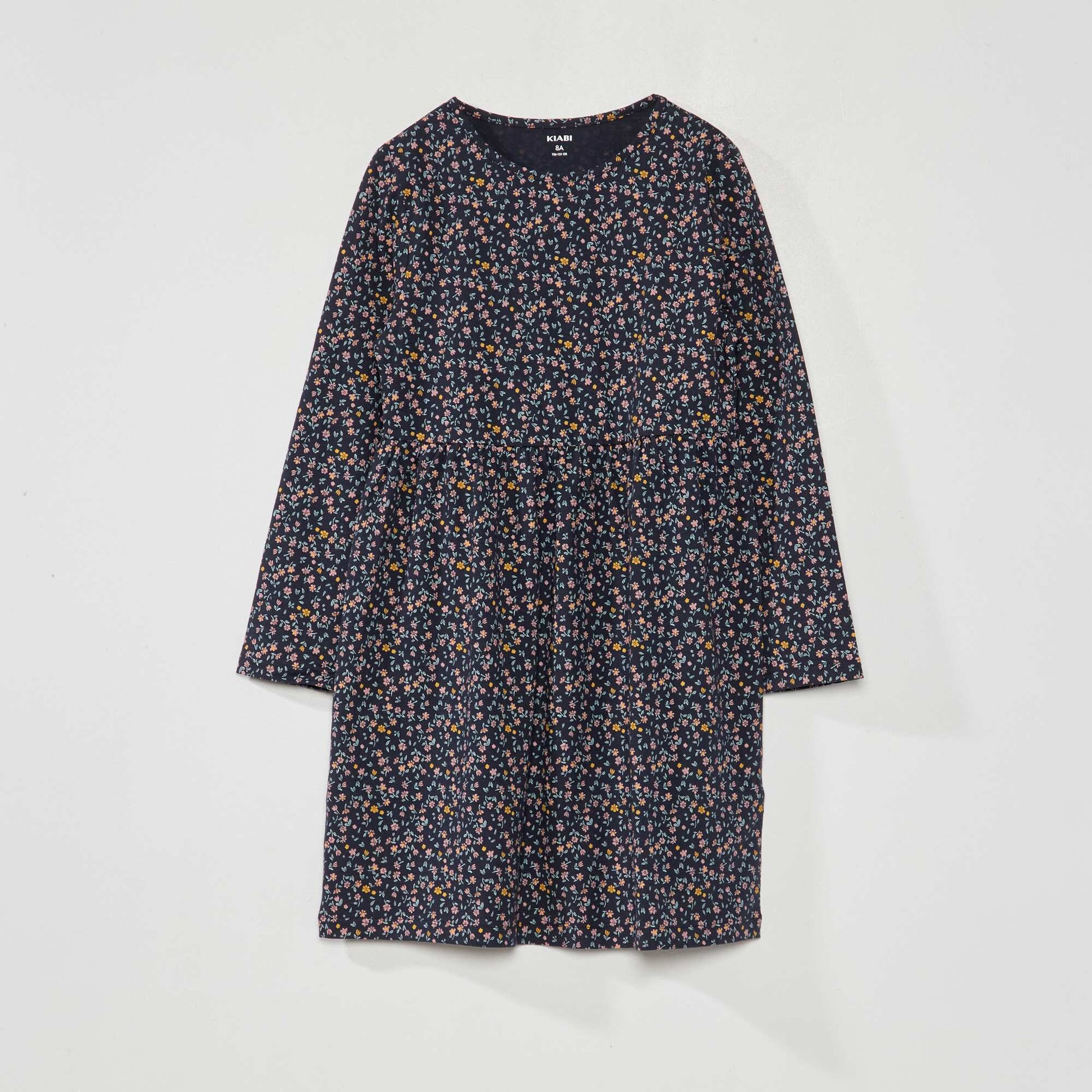 Robe en jersey avec imprim Bleu