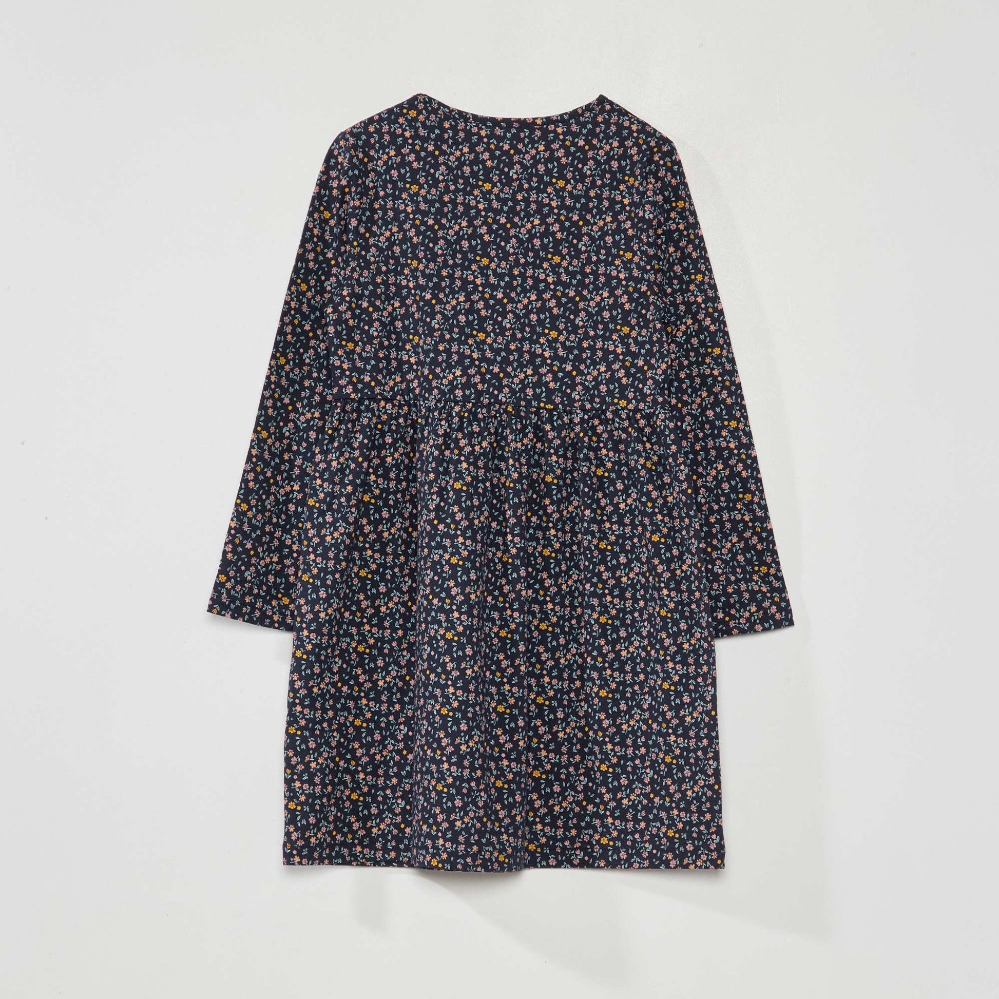 Robe en jersey avec imprim Bleu