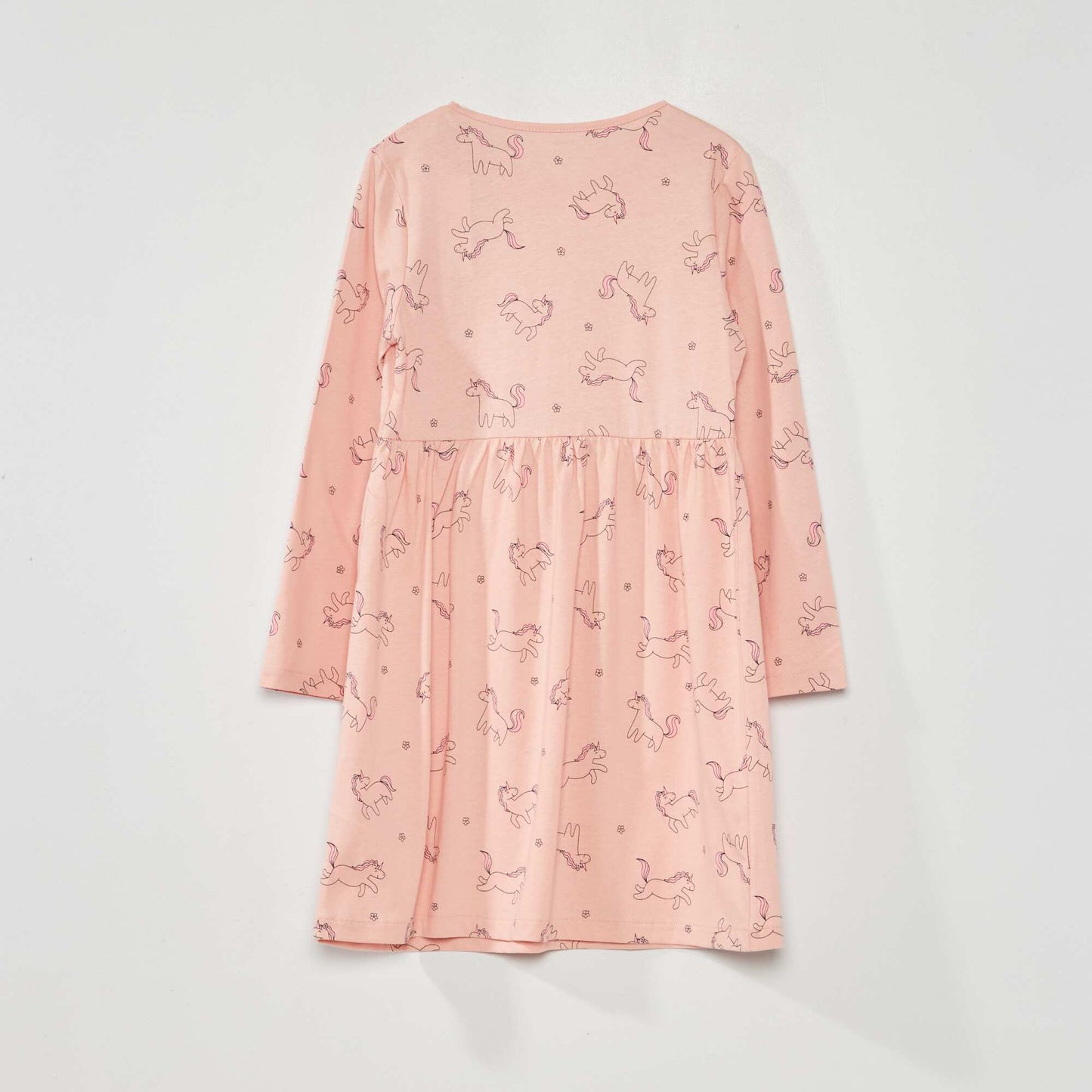 Robe en jersey avec imprim Rose