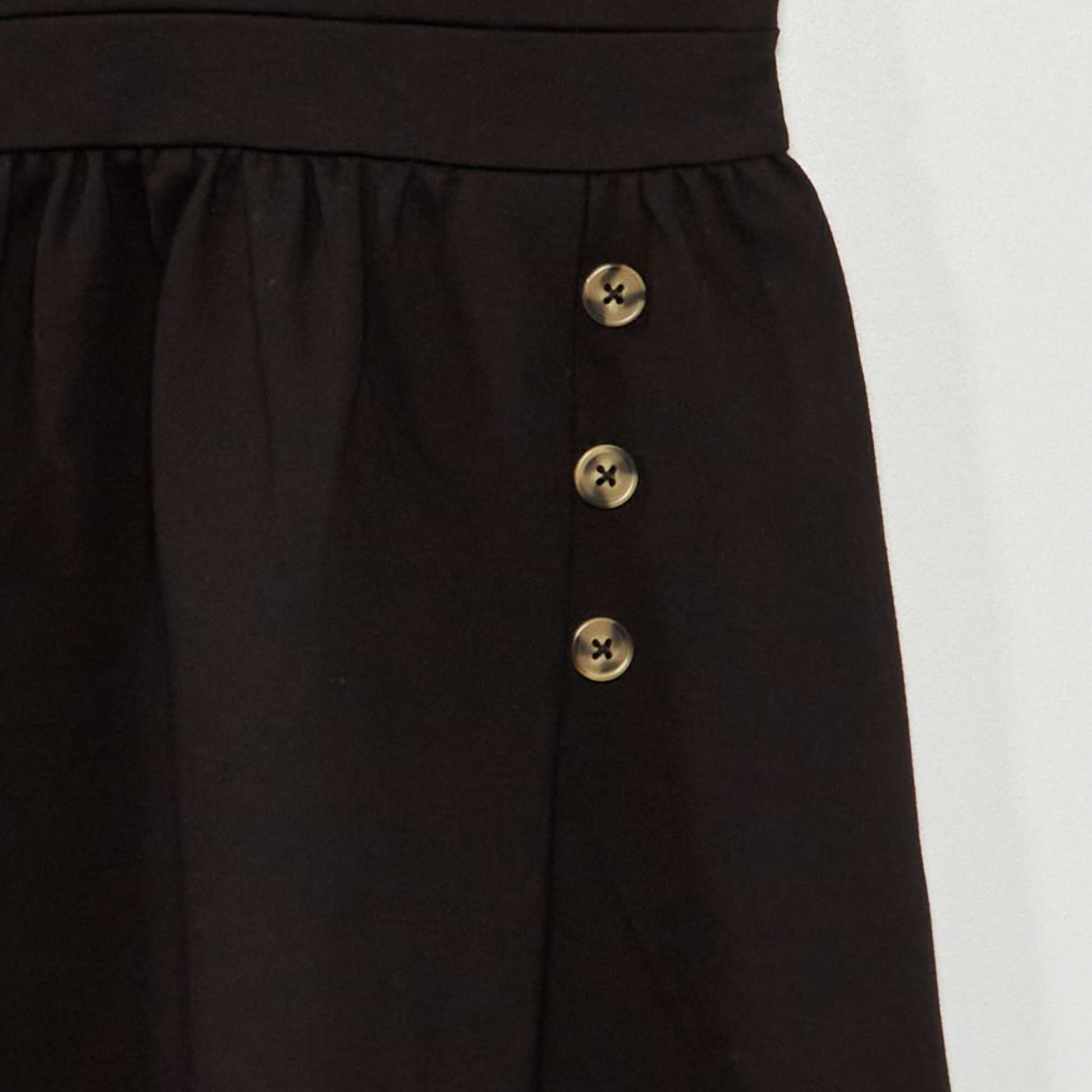Robe en maille milano noir