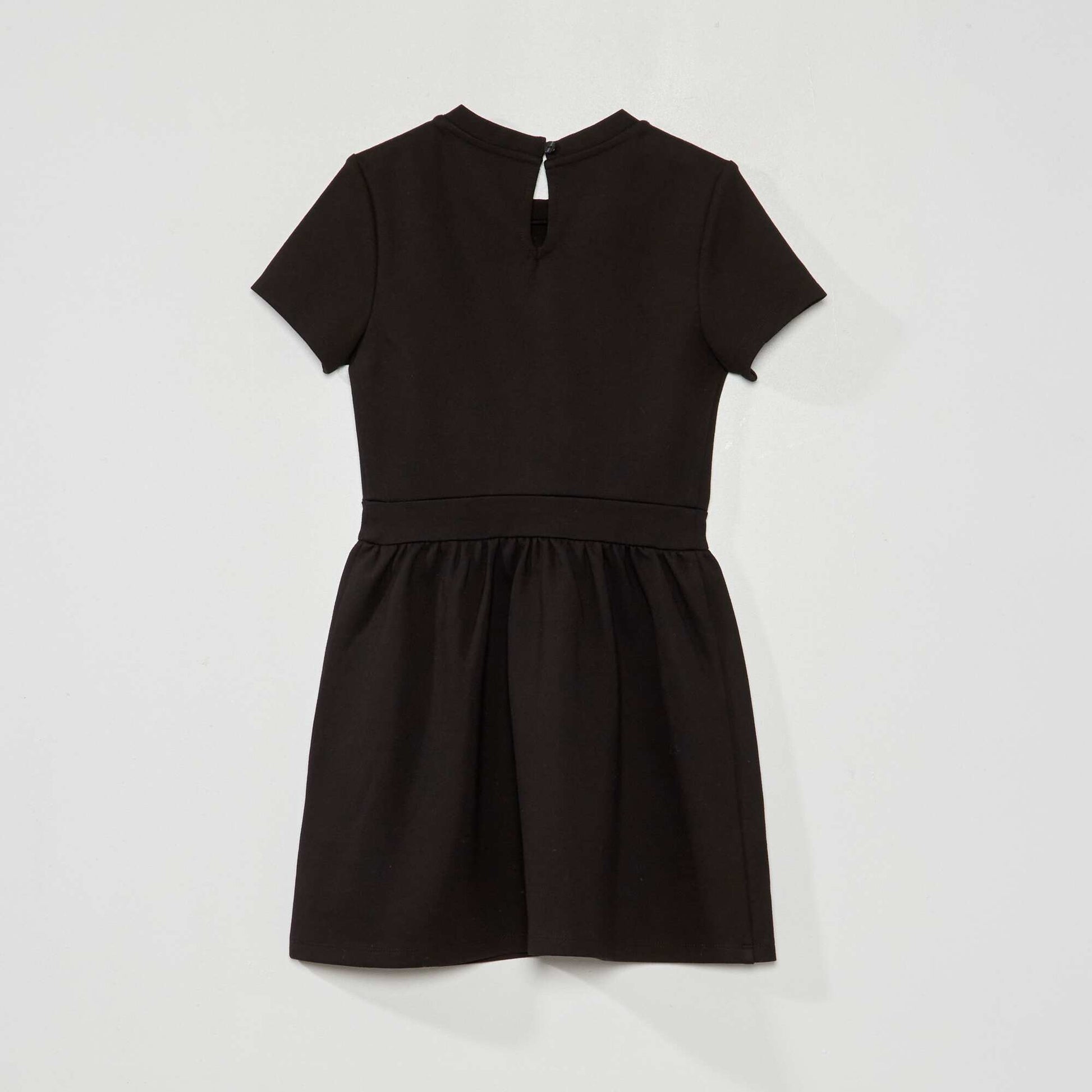 Robe en maille milano noir