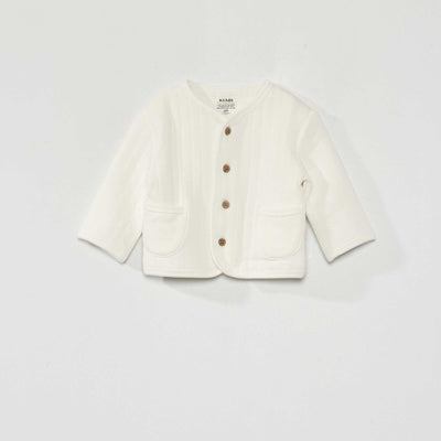 Gilet matelass blanc