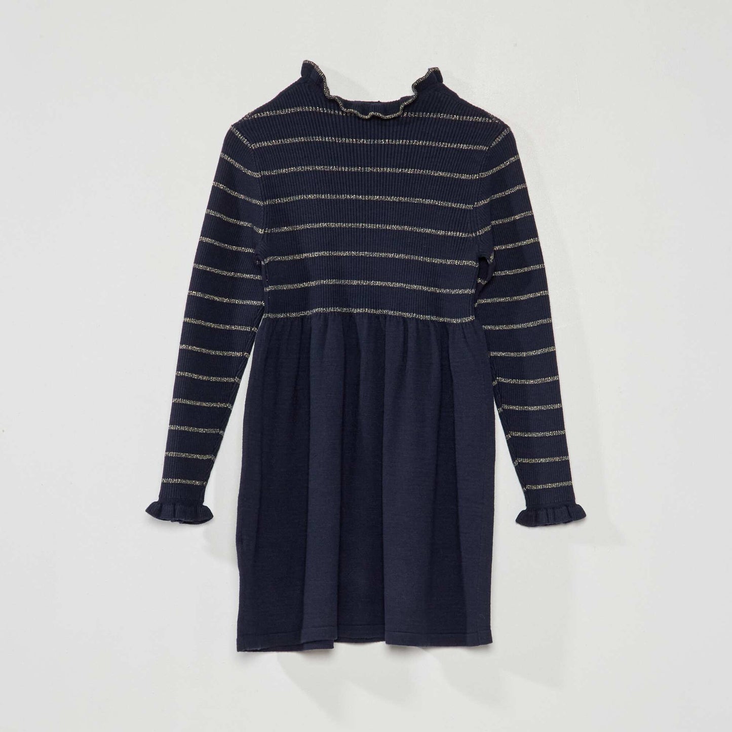 Robe pull rayures Bleu