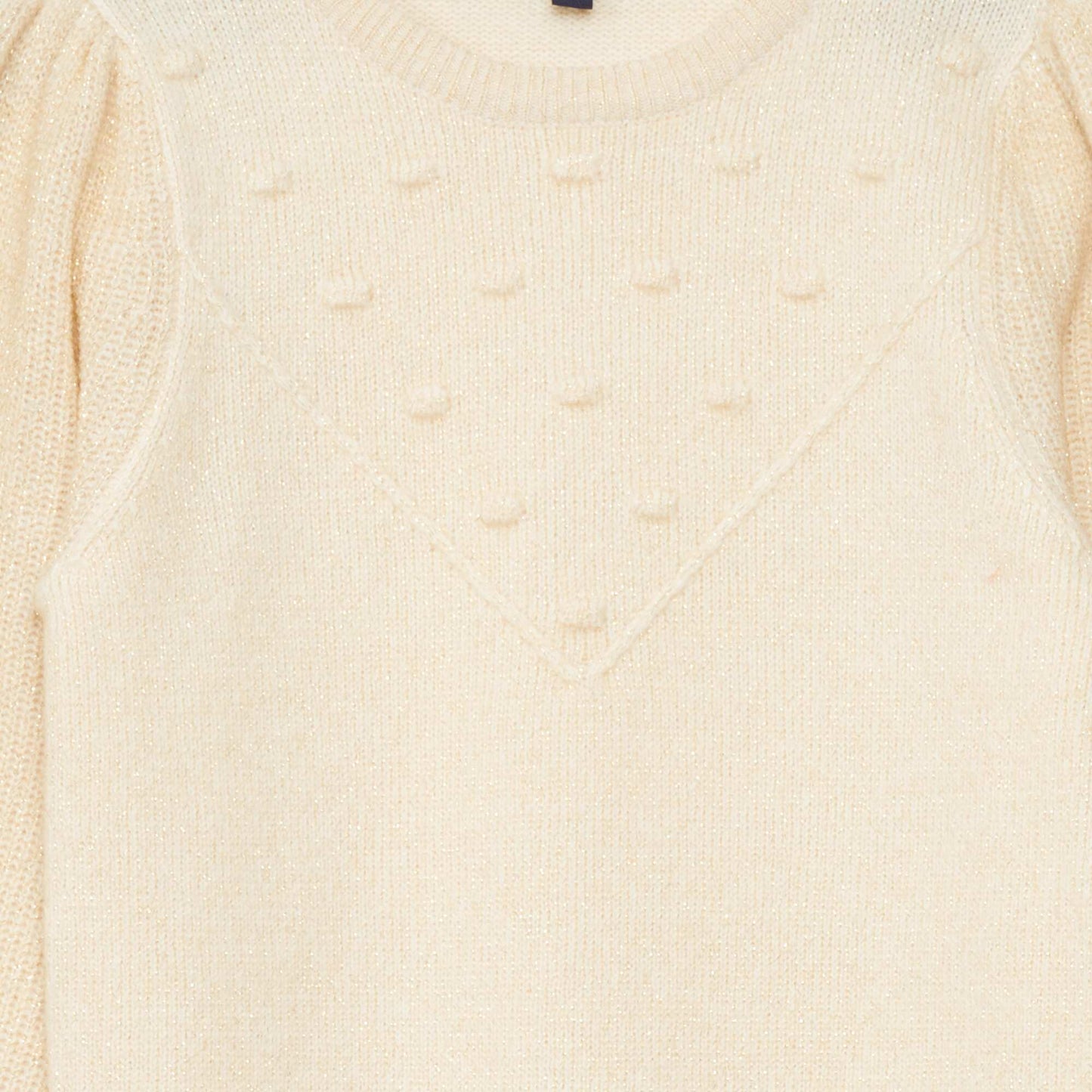 Pull en maille iris e Ecru