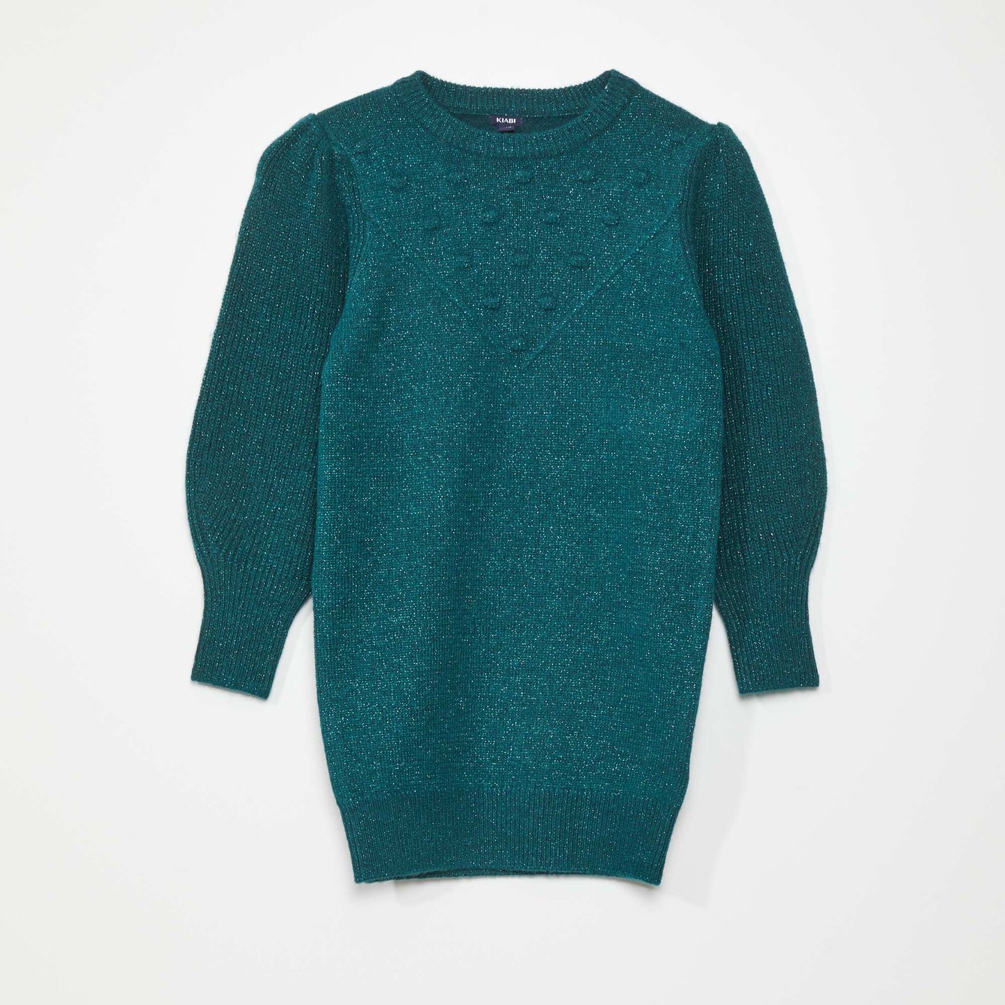 Pull en maille iris e vert