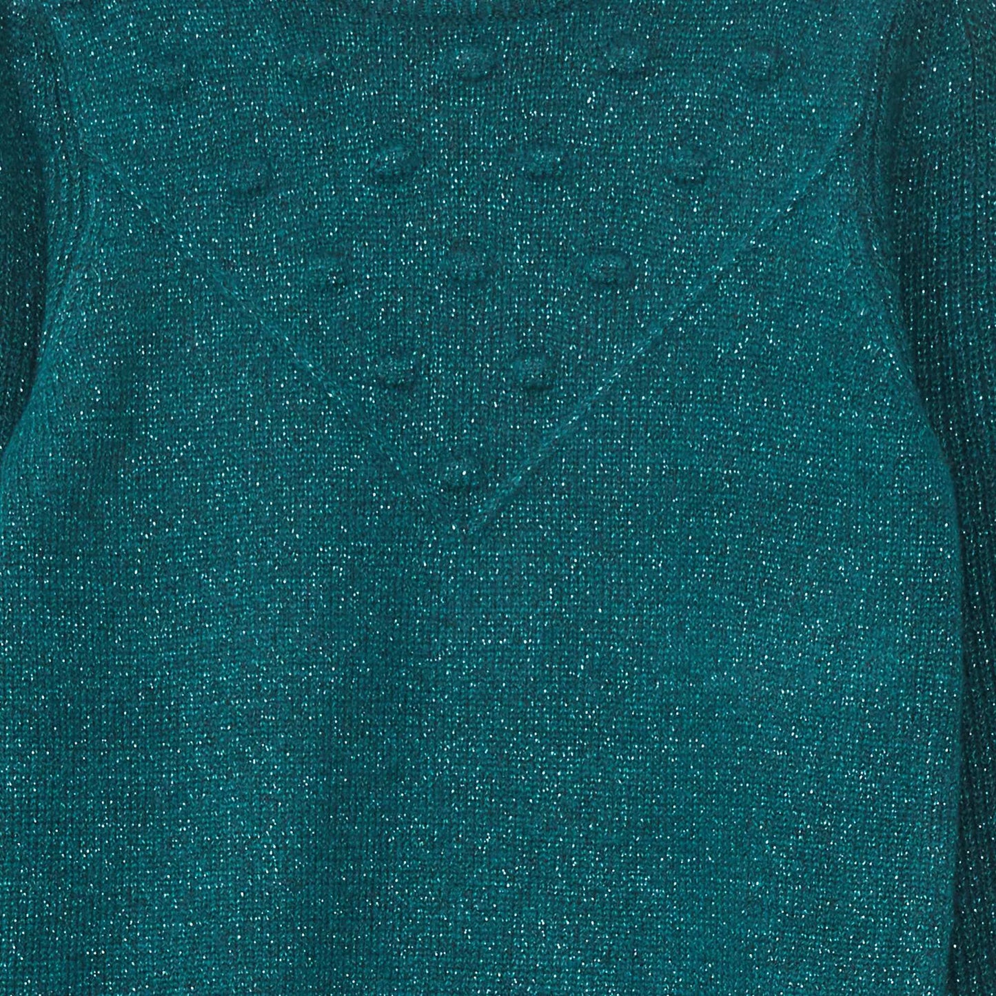 Pull en maille iris e vert