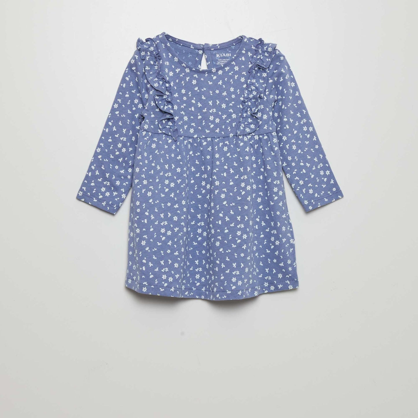 Robe vas e motif pois Bleu