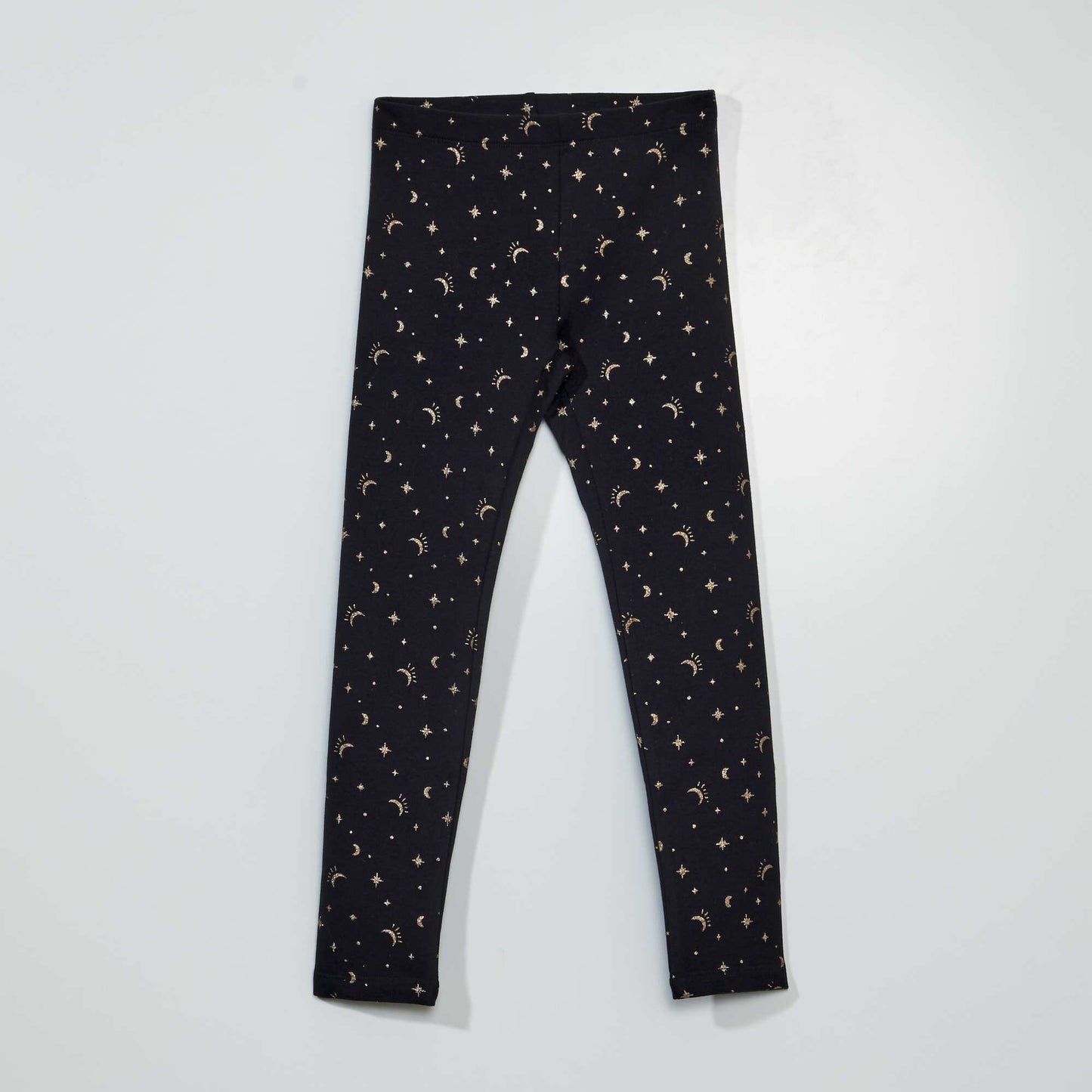 Legging motif Noir 'lune'