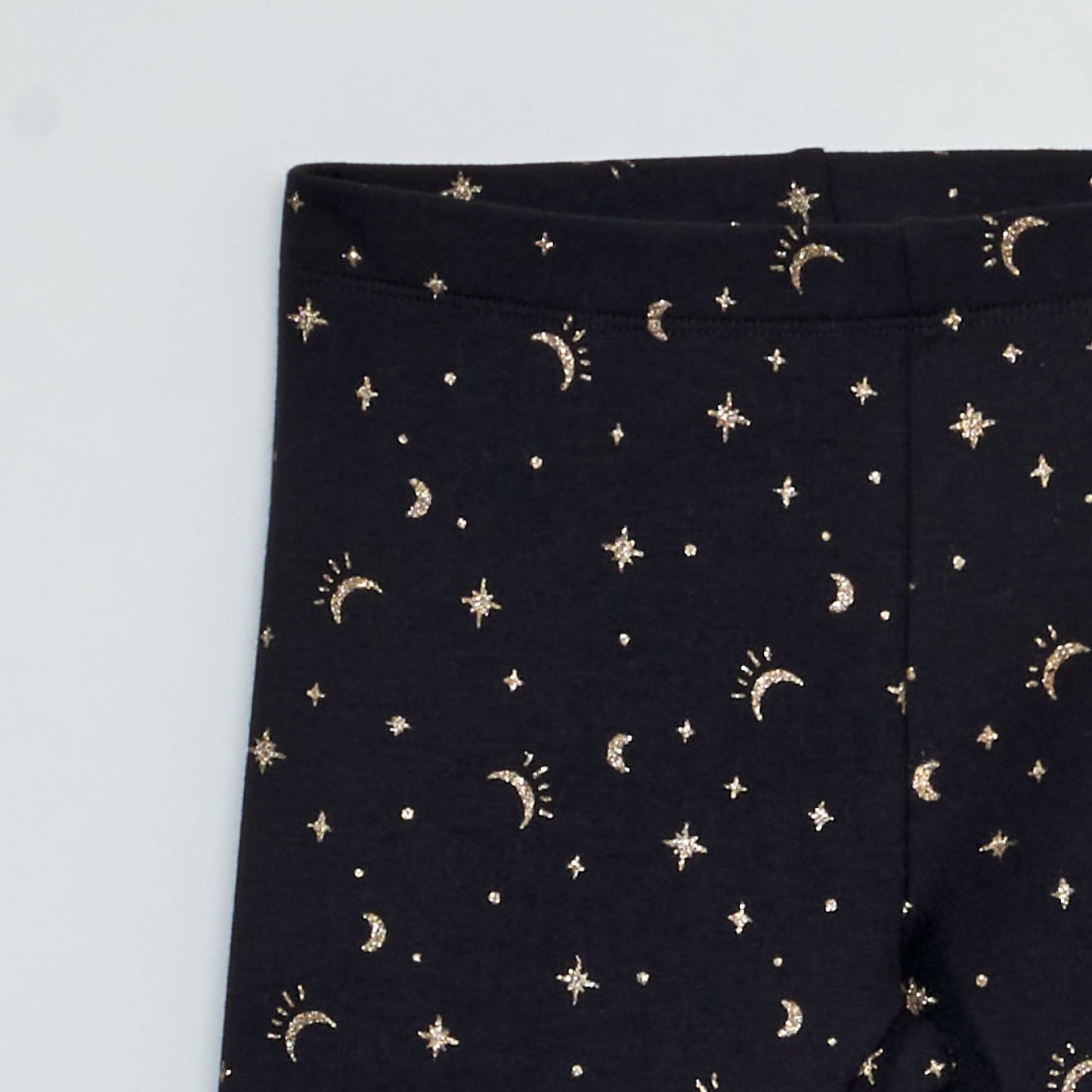 Legging motif Noir 'lune'