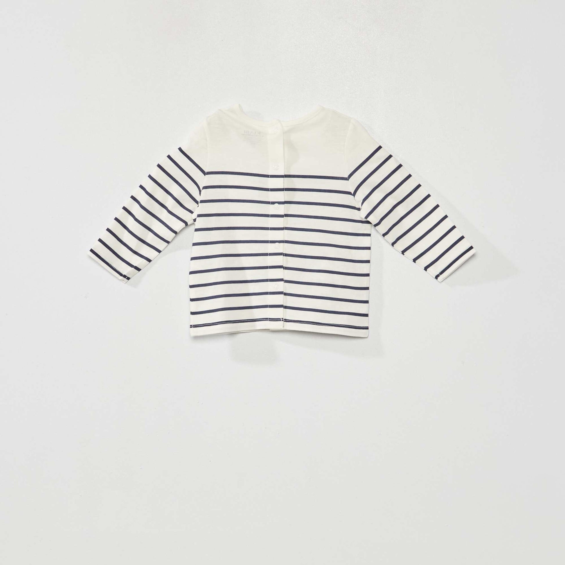 T-shirt rayures Blanc
