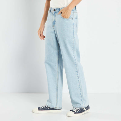Jean large 5 poches double stone