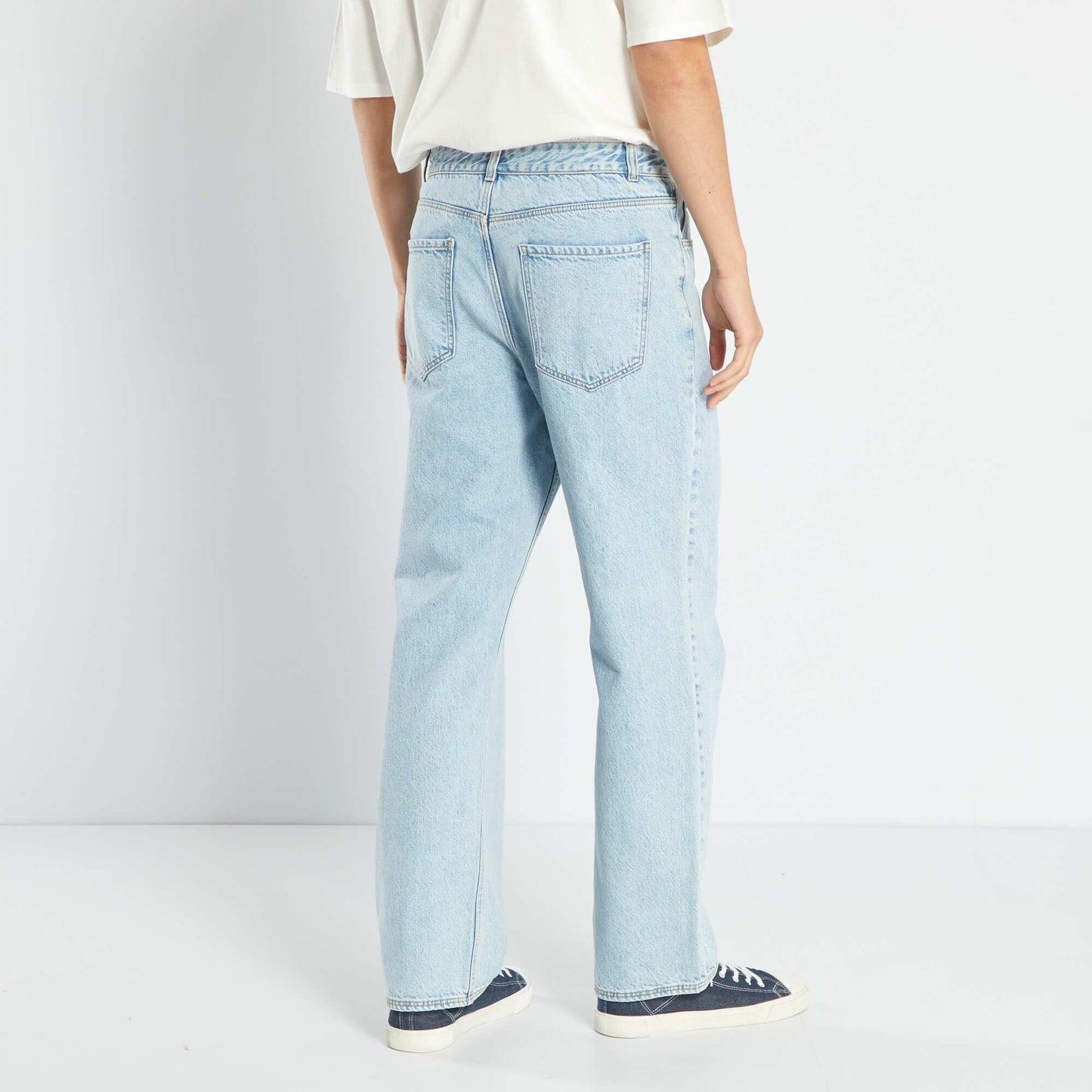 Jean large 5 poches double stone